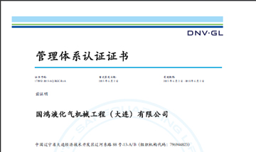 热烈庆祝我司顺利通过DNV-GL ISO2008:9001 质量管理体系评审